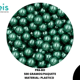 PERLAS REMACHE PR6-BO 6mm 500 GRS/BOLSA BOTELLA