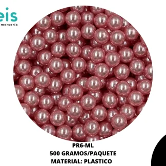 PERLAS REMACHE PR6-ML 6mm 500 GRS/BOLSA ML
