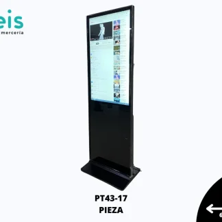 PANTALLA TOUCH 43" 8+128 PT43-I7 1 UND/CTN NEGRO