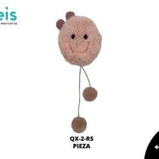 MINI PELUCHE 9CM X 18CM QX-2 ROSA