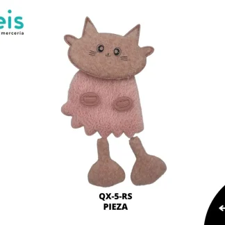 MINI PELUCHE 10CM X 20CM 20PZA/PAQUETE QX-5 ROSA