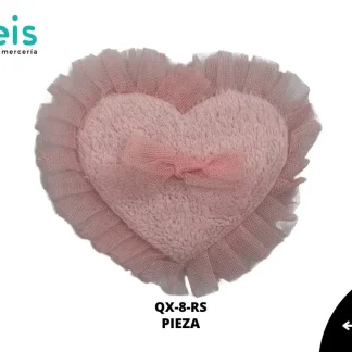 MINI PELUCHE 12CM X 13CM QX-8 ROSA