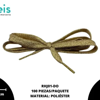 ACCESORIOS AGUJETA RHJ01-DO 9mm 100 PZ/PQT DORADO