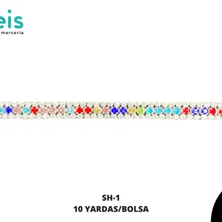 STRASS HIERRO SH-1 MULTICOLOR 10 YARDA/ROLLO