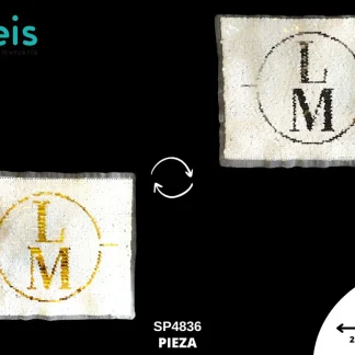 PARCHES LENTEJUELA REVERSIBLE CUADRO LUIS MIGUEL SP4836
