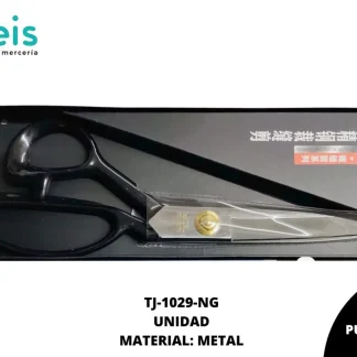 TIJERAS SASTRE ACERO 9" TJ-1029-NG NEGRO