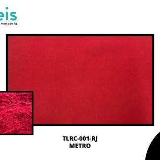 TELA RAYON CHALIS A ROJO
