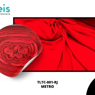 TELA TECNO CREPE A ROJO