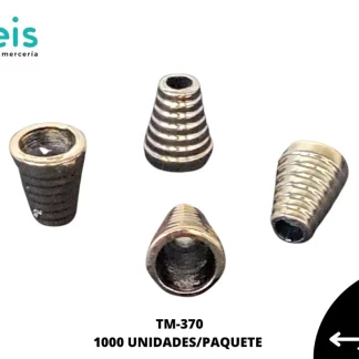TERMINAL PLASTICO 14 X 11 MM 1000PZ/BOLSA TM-370 UV DORADO