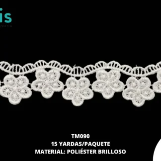 GUIPUR POLIESTER TM090 15 YDS/PQT BLANCO