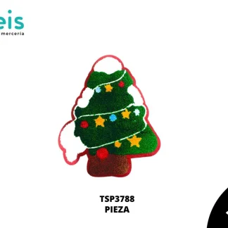 PARCHES BORDADOS Y ESTAMBRE ARBOL DE NAVIDAD TSP3788 18cmX21.5cm