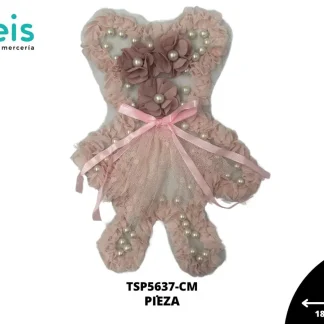 PARCHES PEDRERIA OSO CUERPO COMPLETO DE TUL TSP5637-CM ROSA