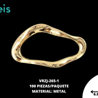 HERRAJE DOUR 5CM VRZJ-265-1 DORADO 100 PZ/PQT