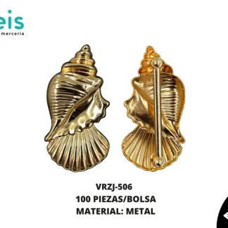HERRAJE METAL DORADO VRZJ-506
