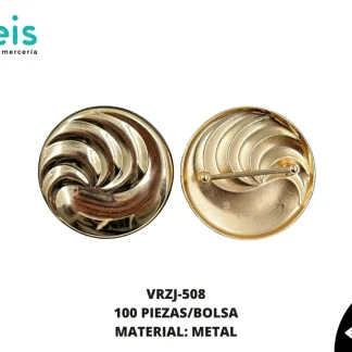 HERRAJES METAL DORADO VRZJ-508