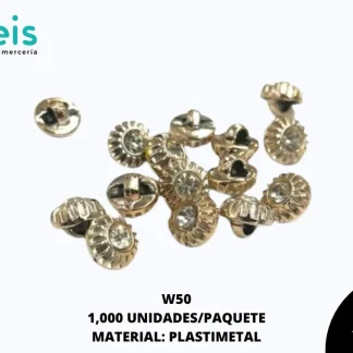 BOTON DORADO 18L REF:W50 1000U/PAQUETE