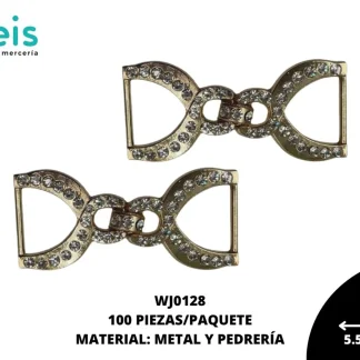 HERRAJE METAL PIEDRA REF: WJ0128 100U/PAQ