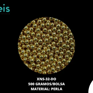 PERLAS REMACHE DORADO XNS-32-DO 6mm 500 GRS/BOLSA