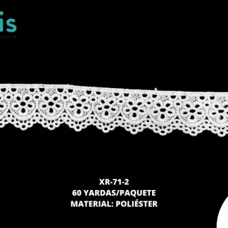 GUIPIUR POLIESTER BRILLOSO PLANO XR-71-2 BLANCO