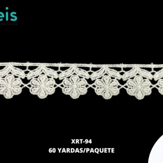 GUIPIUR SEDA DE LECHE PLANO XRT-94 BLANCO 3 CM 60 YARDAS/PAQUETE