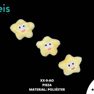MINI PELUCHE ESTRELLA 25 PZ/PQ AMARILLO