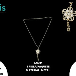 COLLAR METAL FLOR YAN01
