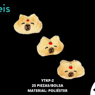 MINI PELUCHE CAPIBARA FRESA 25 PZ/PQT