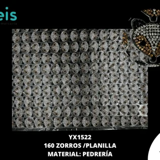PEDRERIA PLANILLAS ZORRO 160 PZ/PQT YX1522 MULTICOLOR