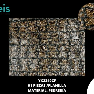 PEDRERIA PLANILLAS OSOS CAFE 91 PZ/PQT YX2340CF