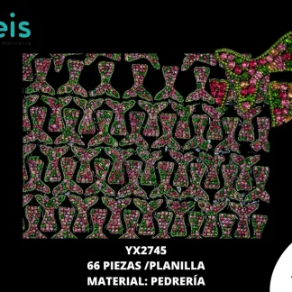PEDRERIA PLANILLAS 66 PZ/PQT YX2745 MULTICOLOR
