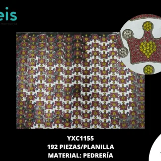 PEDRERIA PLANILLAS CORONAS 192 PZ/PQT YXC1155 MULTICOLOR