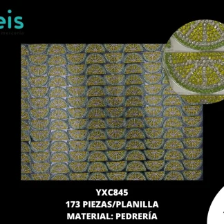 PEDRERIA PLANILLAS MEDIO LIMON 173 PZ/PQT YXC845 MULTICOLOR