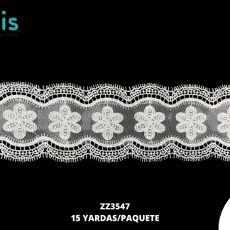 GUIPIUR SEDA DE LECHE TUL ZZ3547 BLANCO 10 CM 15 YARDAS/PAQUETE