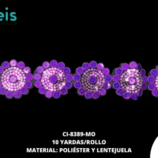 MILLARE LENTEJUEAL PLANCHA REF 35-12 MORADO 10YD/PQ