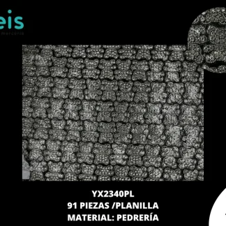PEDRERIA PLANILLAS OSOS PLATA 91 PZ/PQT YX2340PL