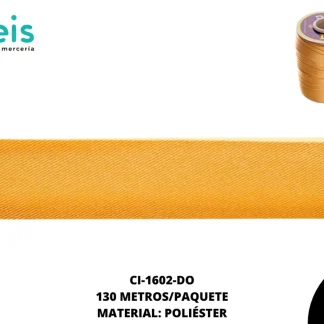 BIES METALICO DORADO CON 131 METROS