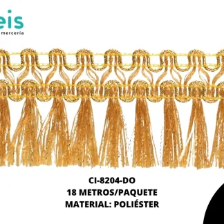 MILLARE FLECO LUREX 50MM DORADO 18 METROS/PAQUETE CI-8204-DO