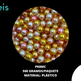 PERLA PARA REMACHE #8 MULTICOLOR PRIMAVERA 500 GRAMOS